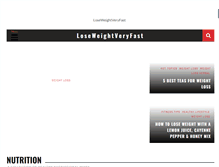 Tablet Screenshot of loseweightveryfast.com
